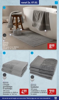 Handdoeken aanbieding bij Aldi – geldig van 02.02.2026 t/m 08.02.2026