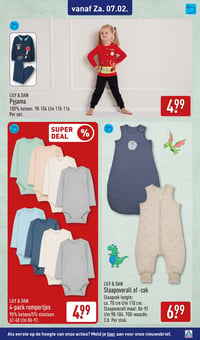 4-pack rompertjes aanbieding bij Aldi – geldig van 02.02.2026 t/m 08.02.2026