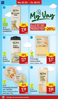 MY VAY Haverdrink aanbieding bij Aldi – geldig van 02.03.2026 t/m 08.03.2026
