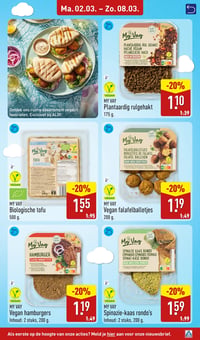 MY VAY Spinazie-kaas rondo's aanbieding bij Aldi – geldig van 02.03.2026 t/m 08.03.2026
