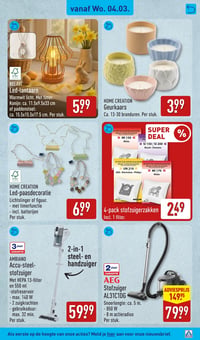 BELAVI Led-lantaarn aanbieding bij Aldi – geldig van 02.03.2026 t/m 08.03.2026
