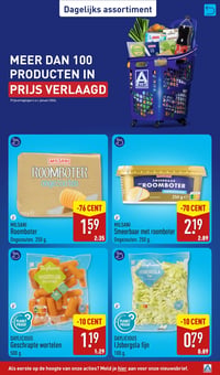Geschrapte wortelen aanbieding bij Aldi – geldig van 02.03.2026 t/m 08.03.2026