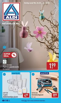 2-pack dubbelwandige glazen aanbieding bij Aldi – geldig van 04.03.2026 t/m 08.03.2026