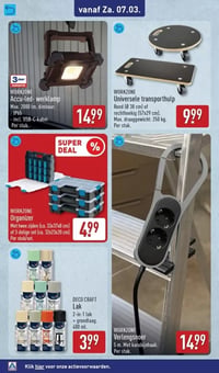 Organizer aanbieding bij Aldi – geldig van 07.03.2026 t/m 08.03.2026