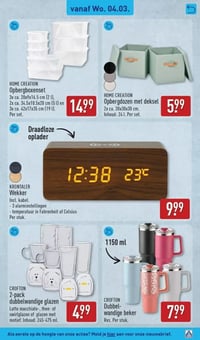CROFTON Dubbelwandige beker aanbieding bij Aldi – geldig van 04.03.2026 t/m 08.03.2026