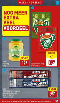 UNOX 3-pack Cup-a-soup aanbieding bij Aldi – geldig van 2026-01-09 t/m 2026-01-15