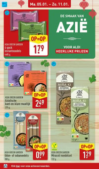 ASIA GREEN GARDEN Miracoli noedelset aanbieding bij Aldi – geldig van 05.01.2025 t/m 11.01.2026