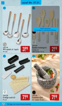 CROFTON 8-delige sushi-kit aanbieding bij Aldi – geldig van 05.01.2025 t/m 11.01.2026