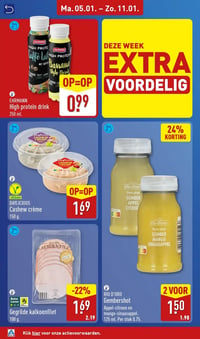 EHRMANN High protein drink aanbieding bij Aldi – geldig van 05.01.2025 t/m 11.01.2026