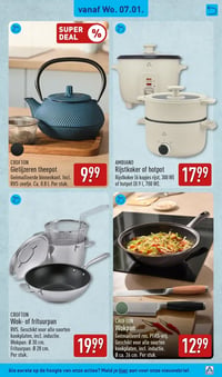 CROFTON Wokpan aanbieding bij Aldi – geldig van 05.01.2025 t/m 11.01.2026