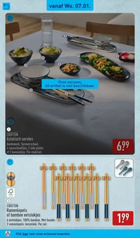 CROFTON Aziatisch servies aanbieding bij Aldi – geldig van 05.01.2025 t/m 11.01.2026