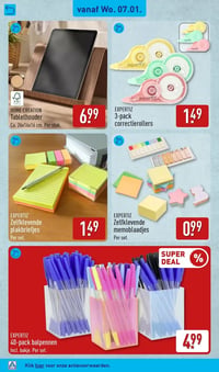 EXPERTIZ 40-pack balpennen aanbieding bij Aldi – geldig van 05.01.2025 t/m 11.01.2026