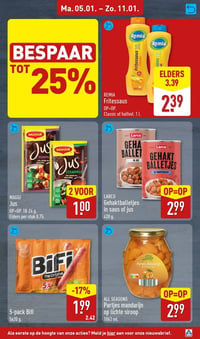 All Seasons Partjes mandarijn op lichte siroop aanbieding bij Aldi – geldig van 05.01.2025 t/m 11.01.2026