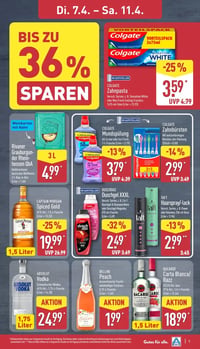 ABSOLUT Vodka aanbieding bij Aldi – geldig van 07.04.2026 t/m 11.04.2026