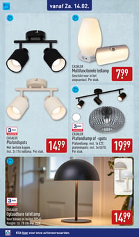 CASALUX Oplaadbare tafellamp aanbieding bij Aldi – geldig van 09.02.2026 t/m 15.02.2026
