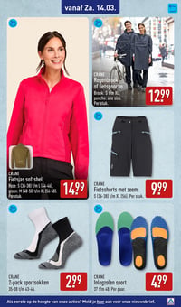 Inlegzolen sport aanbieding bij Aldi – geldig van 09.03.2026 t/m 15.03.2026
