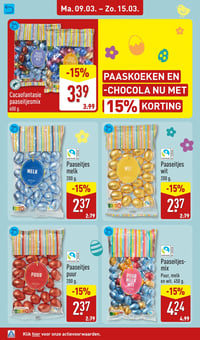 Paaseitjes wit aanbieding bij Aldi – geldig van 09.03.2026 t/m 15.03.2026