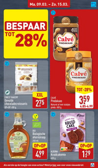 Calvé Pindakaas aanbieding bij Aldi – geldig van 09.03.2026 t/m 15.03.2026
