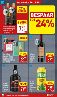 BELLMAN Ruby Port Reserva, Portugal aanbieding bij Aldi – geldig van 09.03.2026 t/m 15.03.2026