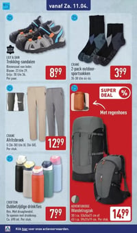 Afritsbroek aanbieding bij Aldi – geldig van 10.04.2026 t/m 12.04.2026
