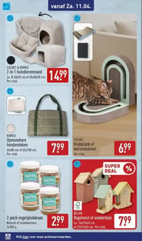 2-pack vogelpindakaas aanbieding bij Aldi – geldig van 10.04.2026 t/m 12.04.2026