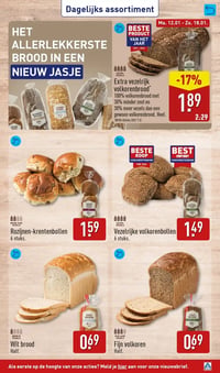Fijn volkoren aanbieding bij Aldi – geldig van 12.01.2026 t/m 18.01.2026
