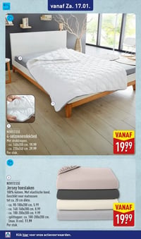 NOVITESSE Jersey hoeslaken aanbieding bij Aldi – geldig van 12.01.2026 t/m 18.01.2026