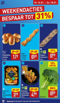 Roomboterpuntjes aanbieding bij Aldi – geldig van 12.01.2026 t/m 18.01.2026