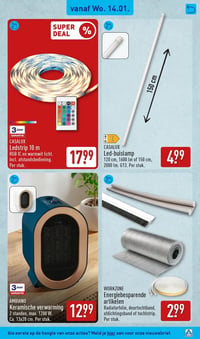 CASALUX Led-buislamp aanbieding bij Aldi – geldig van 14.01.2026 t/m 18.01.2026