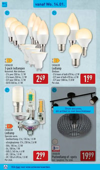 CASALUX Ledlamp aanbieding bij Aldi – geldig van 12.01.2026 t/m 18.01.2026
