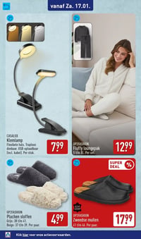 UP2FASHION Fluffy loungepak aanbieding bij Aldi – geldig van 12.01.2026 t/m 18.01.2026