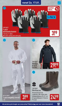 TOPCRAFT Werkjas aanbieding bij Aldi – geldig van 17.01.2026 t/m 18.01.2026