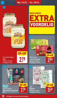 EASY POTATO TONIGHT Saus aanbieding bij Aldi – geldig van 12.01.2026 t/m 18.01.2026