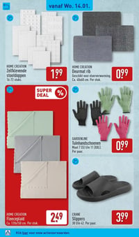 HOME CREATION Deurmat rib aanbieding bij Aldi – geldig van 12.01.2026 t/m 18.01.2026