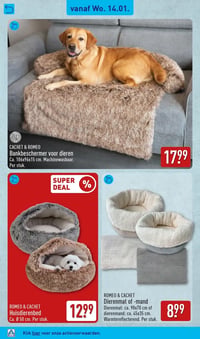 ROMEO & CACHET Dierenmat of -mand aanbieding bij Aldi – geldig van 14.01.2026 t/m 18.01.2026