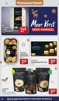 GOURMET Truffel aardappelgratin aanbieding bij Aldi – geldig van 15.12.2025 t/m 21.12.2025