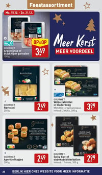 GOURMET Argentijnse of black tiger garnalen 100 g aanbieding bij Aldi – geldig van 15.12.2025 t/m 21.12.2025