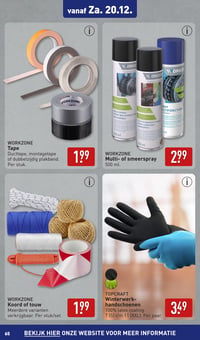 WORKZONE Tape aanbieding bij Aldi – geldig van 15.12.2025 t/m 21.12.2025
