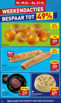 Pistachetaart aanbieding bij Aldi – geldig van 19.12.2025 t/m 21.12.2025
