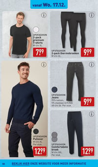 UP2FASHION Jeans aanbieding bij Aldi – geldig van 15.12.2025 t/m 21.12.2025