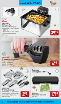 CROFTON 3-staps messenslijper aanbieding bij Aldi – geldig van 15.12.2025 t/m 21.12.2025