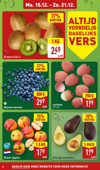 Blauwe bessen aanbieding bij Aldi – geldig van 15.12.2025 t/m 21.12.2025