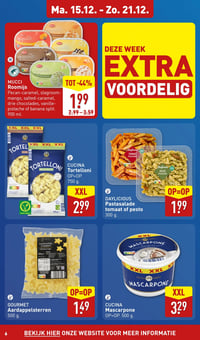 DAYLICIOUS Pastasalade tomaat of pesto aanbieding bij Aldi – geldig van 15.12.2025 t/m 21.12.2025