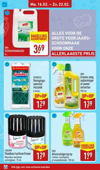 UNA Schoonmaakazijn 5 L aanbieding bij Aldi – geldig van 16.02.2026 t/m 22.02.2026