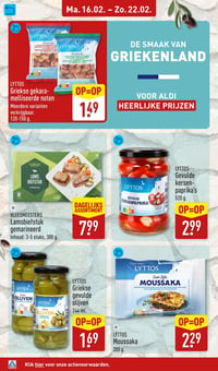 LYTTOS Moussaka aanbieding bij Aldi – geldig van 16.02.2026 t/m 22.02.2026
