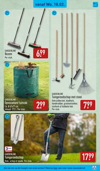 GARDENLINE Bezem aanbieding bij Aldi – geldig van 16.02.2026 t/m 22.02.2026