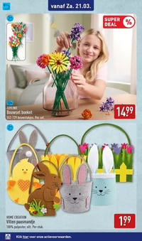 TOYLINO Bouwset boeket aanbieding bij Aldi – geldig van 16.03.2026 t/m 22.03.2026