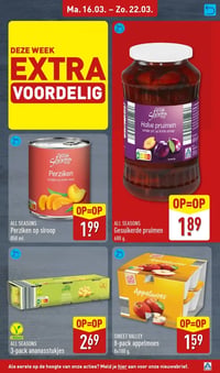 3-pack ananasstukjes aanbieding bij Aldi – geldig van 16.03.2026 t/m 22.03.2026