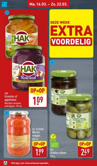 ALL SEASONS Wortelreepjes aanbieding bij Aldi – geldig van 16.03.2026 t/m 22.03.2026