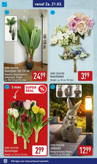 Kunsttulpen aanbieding bij Aldi – geldig van 16.03.2026 t/m 22.03.2026